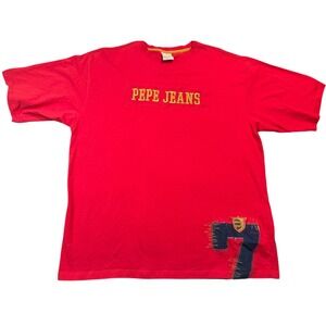Pepe Jeans London T-Shirt Uomo Blu Casual (IT 50, EU 46, INT S